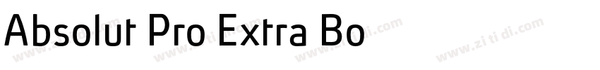 Absolut Pro Extra Bo字体转换 Absolut Pro Extra Bo字体转换